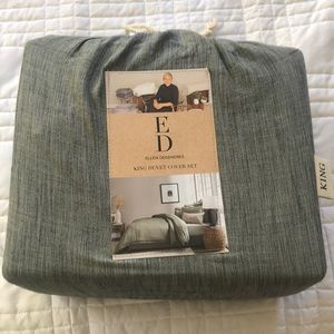 Never used, Ellen Degeneres King Duvet cover set